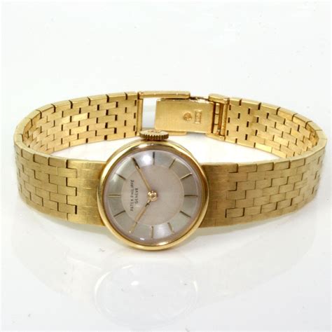 patek philippe 18ct gold ladies watch|gold Patek Philippe for sale.